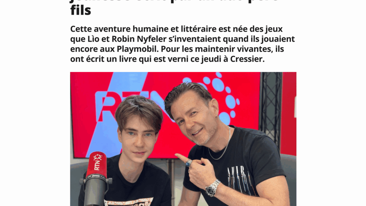 « Jules et Tuba », un roman jeunesse écrit par un duo père-fils