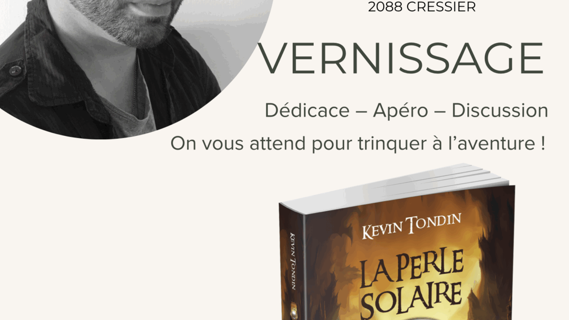 Vernissage pour le nouveau livre du neuchâtelois Kevin Tondin