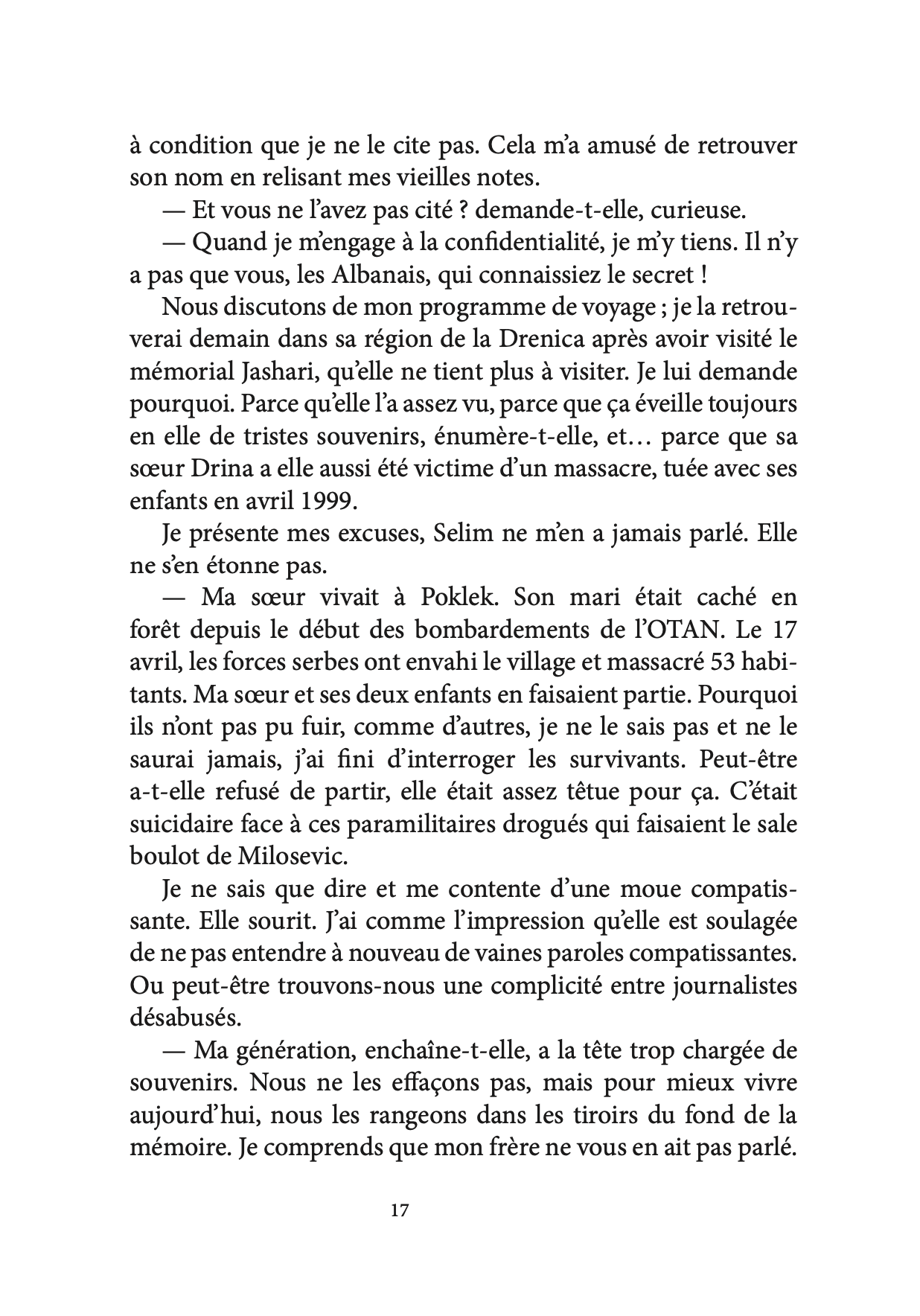 Après La Liberté - Romand du Kosovo - Alain Maillard