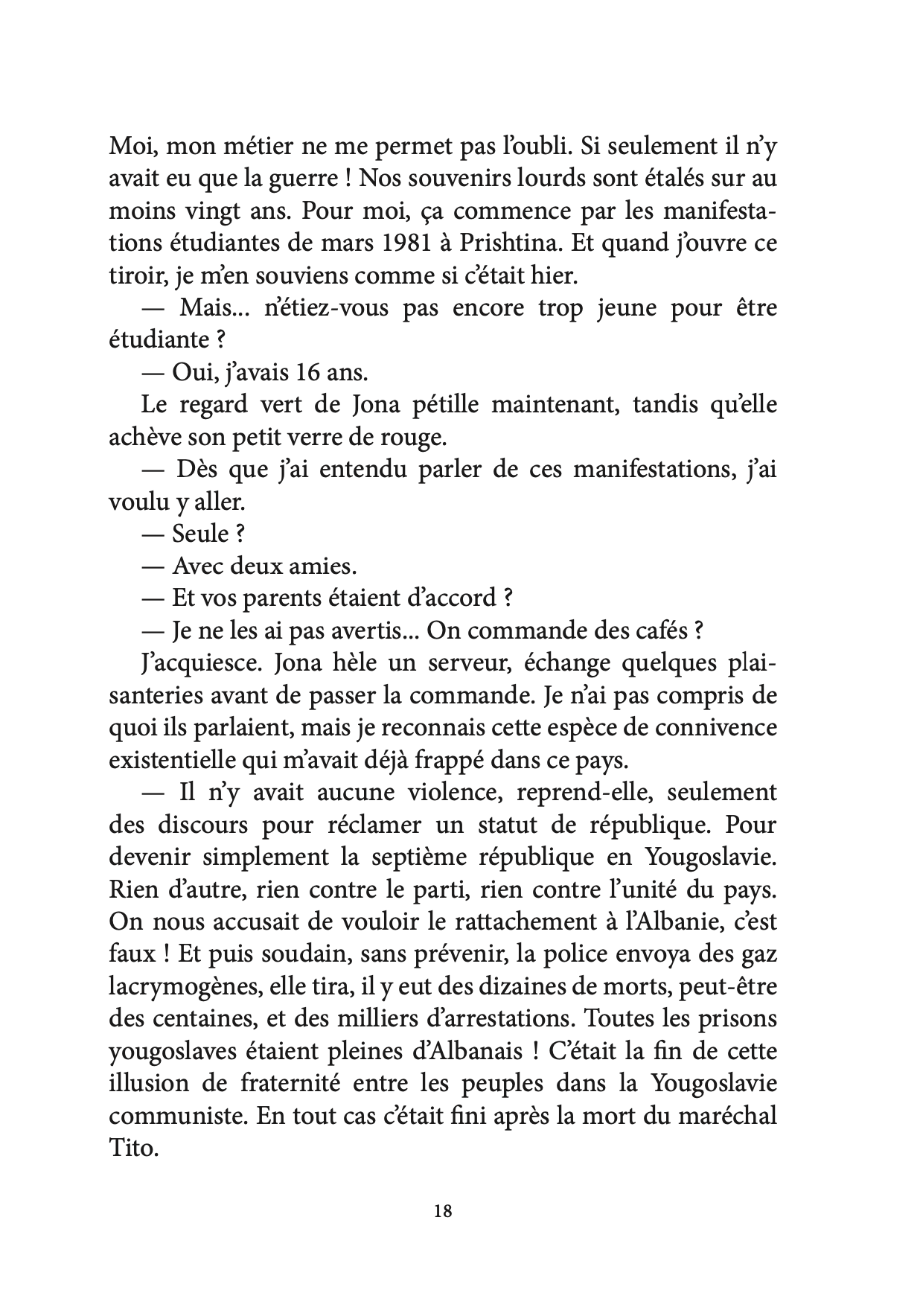 Après La Liberté - Romand du Kosovo - Alain Maillard