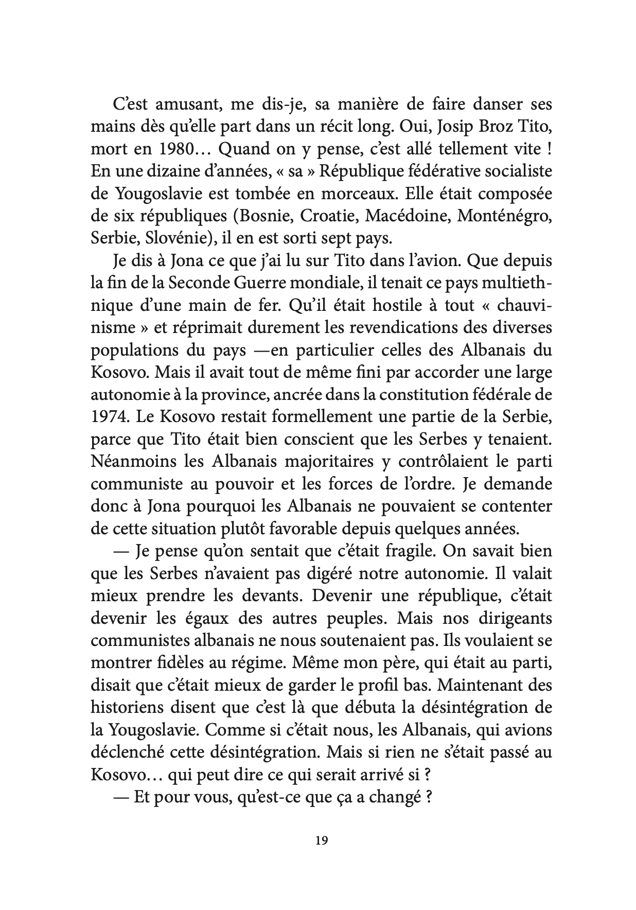 Après La Liberté - Romand du Kosovo - Alain Maillard