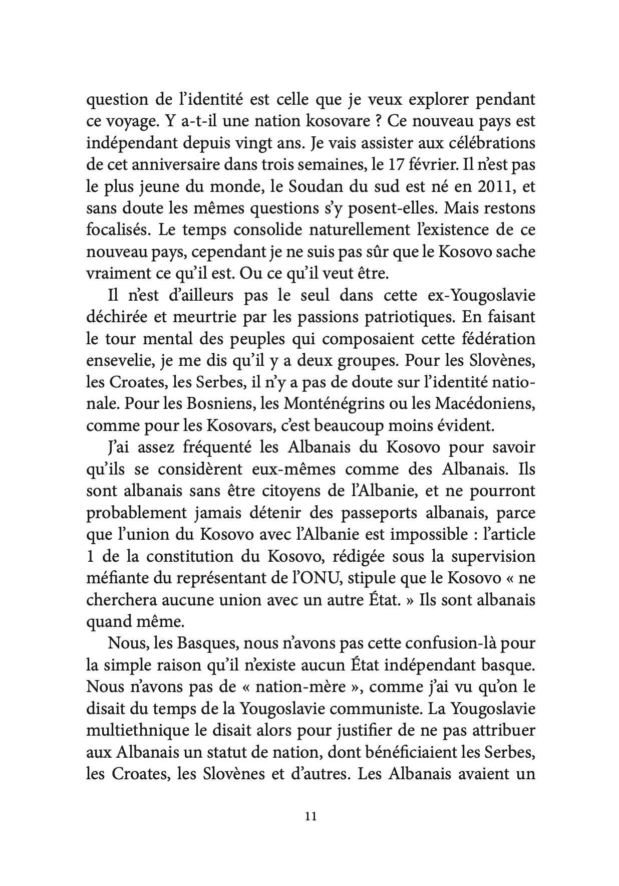 Après La Liberté - Romand du Kosovo - Alain Maillard