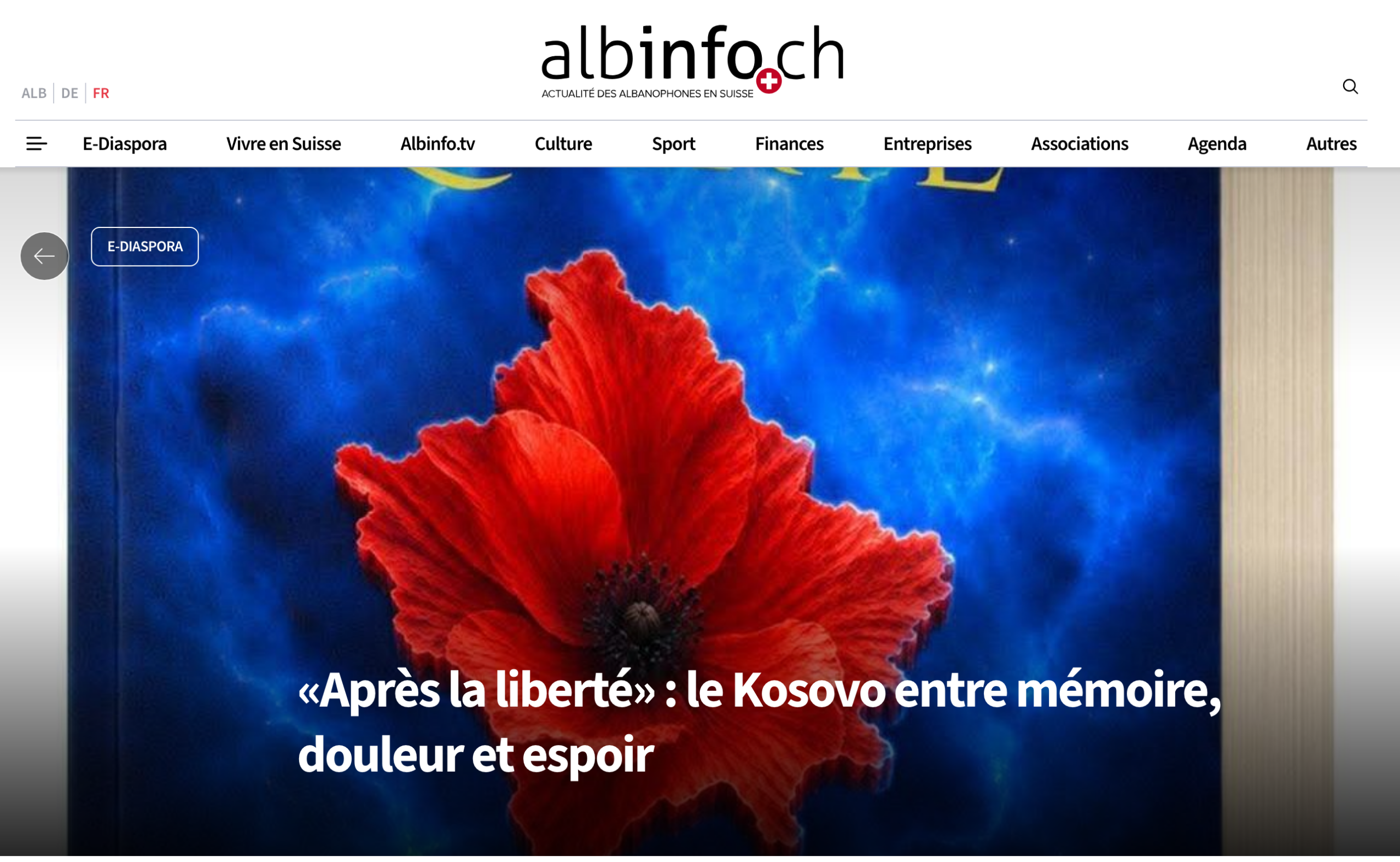 «Après la liberté» : le Kosovo entre mémoire, douleur et espoir